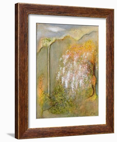 White Whisteria, 2001-Jane Deakin-Framed Giclee Print