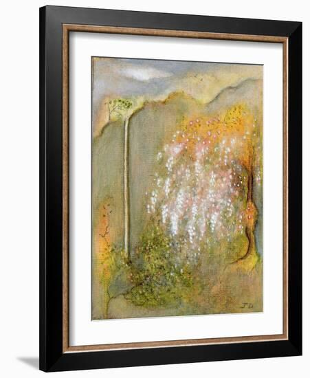 White Whisteria, 2001-Jane Deakin-Framed Giclee Print