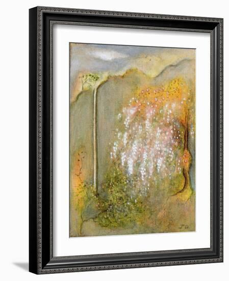 White Whisteria, 2001-Jane Deakin-Framed Giclee Print