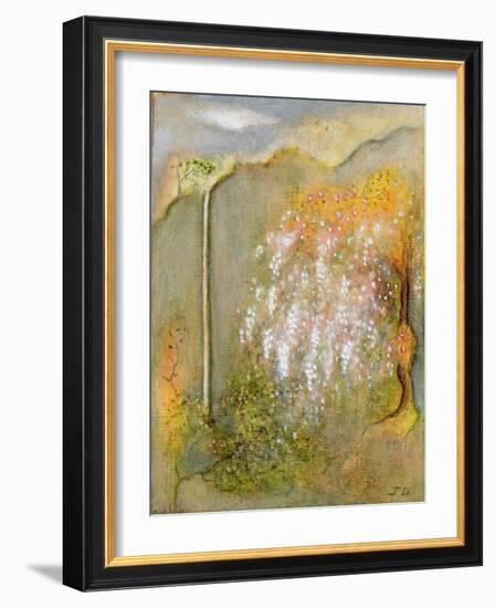 White Whisteria, 2001-Jane Deakin-Framed Giclee Print