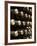 White Wine Bottles Maturing in a Cellar-Steven Morris-Framed Photographic Print