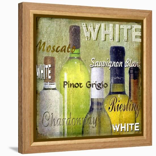 White Wine Bottles-Karen Williams-Framed Premier Image Canvas