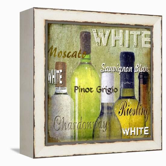 White Wine Bottles-Karen Williams-Framed Premier Image Canvas