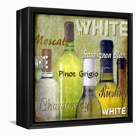 White Wine Bottles-Karen Williams-Framed Premier Image Canvas