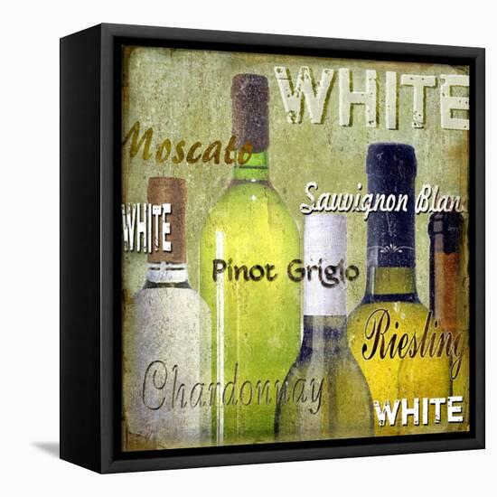 White Wine Bottles-Karen Williams-Framed Premier Image Canvas