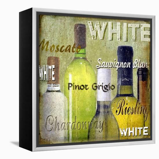 White Wine Bottles-Karen Williams-Framed Premier Image Canvas