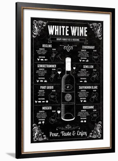 White Wine Guide-Tom Frazier-Framed Giclee Print