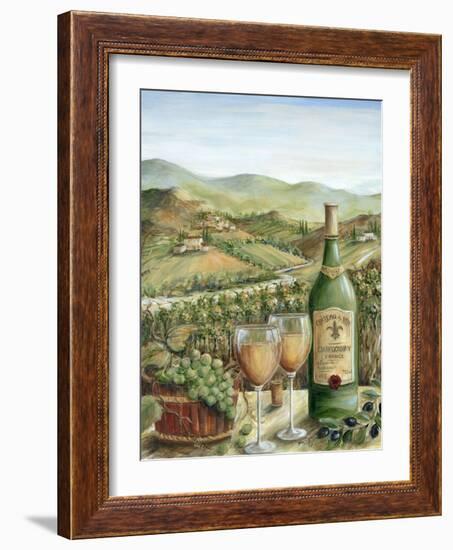 White Wine Lovers-Marilyn Dunlap-Framed Art Print