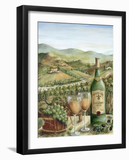 White Wine Lovers-Marilyn Dunlap-Framed Art Print