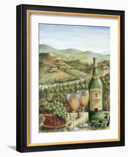 White Wine Lovers-Marilyn Dunlap-Framed Art Print