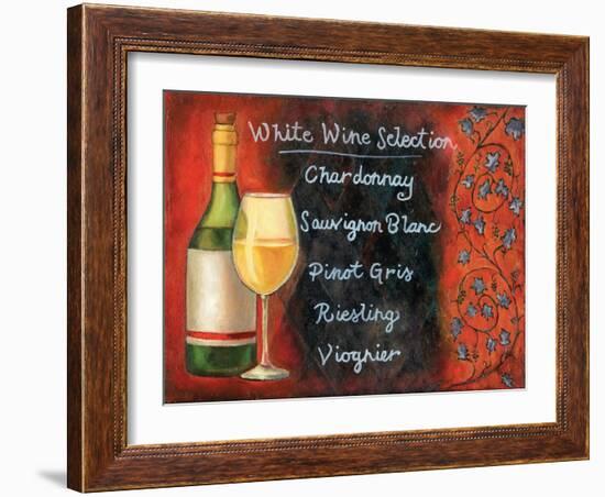 White Wine Selection-Will Rafuse-Framed Art Print