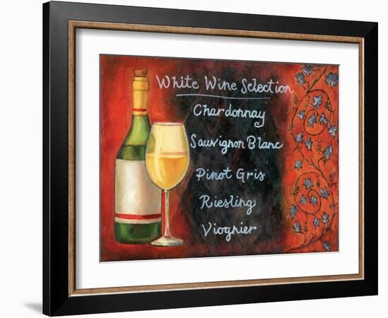 White Wine Selection-Will Rafuse-Framed Art Print