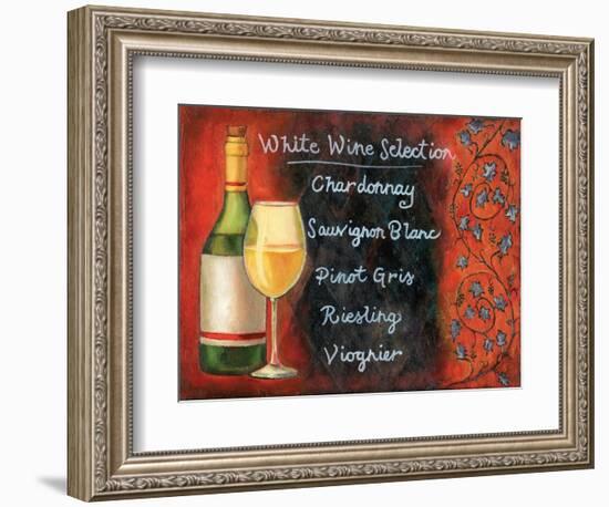 White Wine Selection-Will Rafuse-Framed Art Print