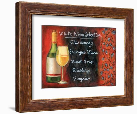 White Wine Selection-Will Rafuse-Framed Art Print