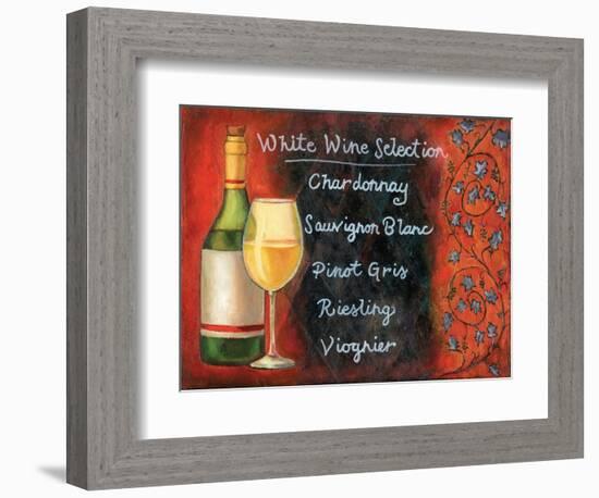 White Wine Selection-Will Rafuse-Framed Premium Giclee Print