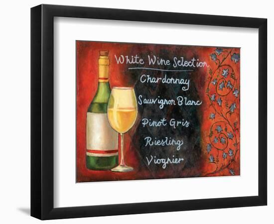 White Wine Selection-Will Rafuse-Framed Premium Giclee Print