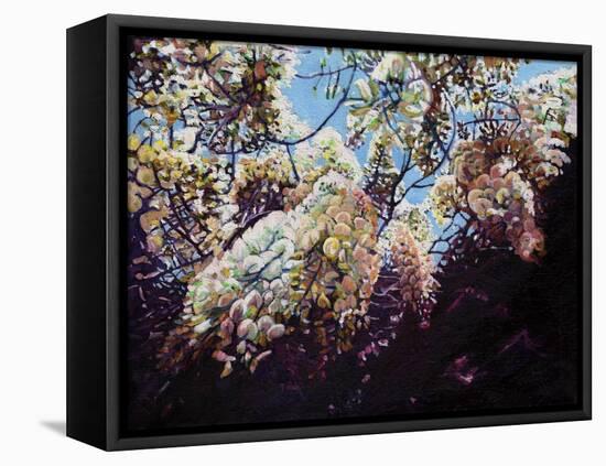 White Wisteria, 2012,-Helen White-Framed Premier Image Canvas