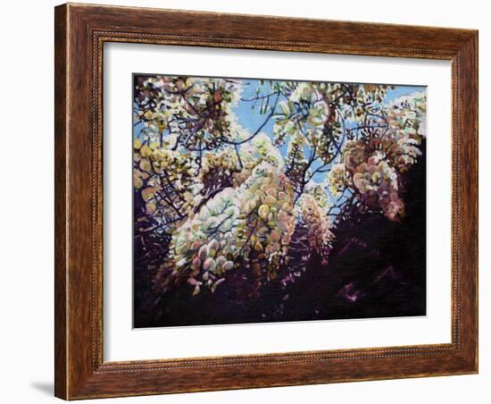 White Wisteria, 2012-Helen White-Framed Giclee Print