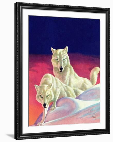 "White Wolves," March 8, 1941-Jack Murray-Framed Giclee Print