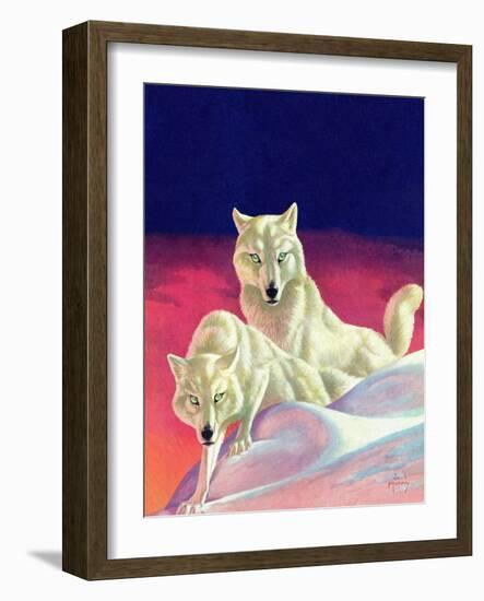 "White Wolves," March 8, 1941-Jack Murray-Framed Giclee Print