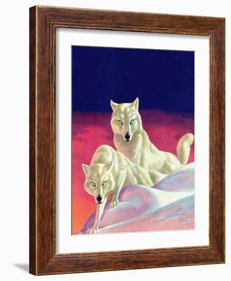 "White Wolves," March 8, 1941-Jack Murray-Framed Giclee Print