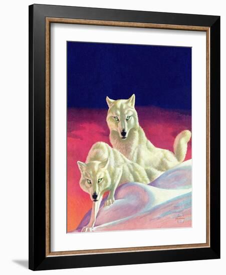 "White Wolves," March 8, 1941-Jack Murray-Framed Giclee Print