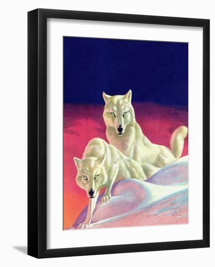 "White Wolves," March 8, 1941-Jack Murray-Framed Giclee Print