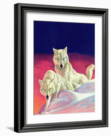 "White Wolves," March 8, 1941-Jack Murray-Framed Giclee Print