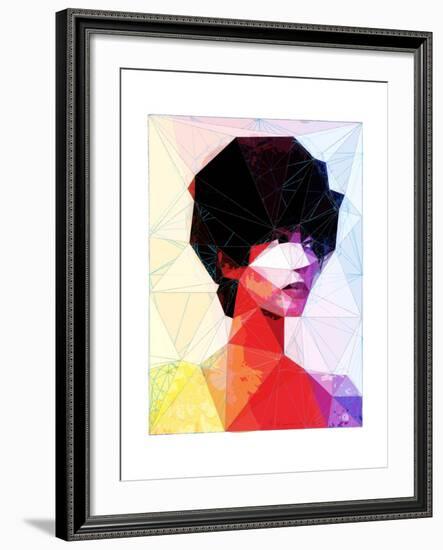 White Woman-Enrico Varrasso-Framed Art Print