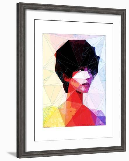 White Woman-Enrico Varrasso-Framed Art Print