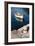 White Wooden Fishing Boat Floats Moored in Perast Town, Montenegro-Eugene Sergeev-Framed Photographic Print