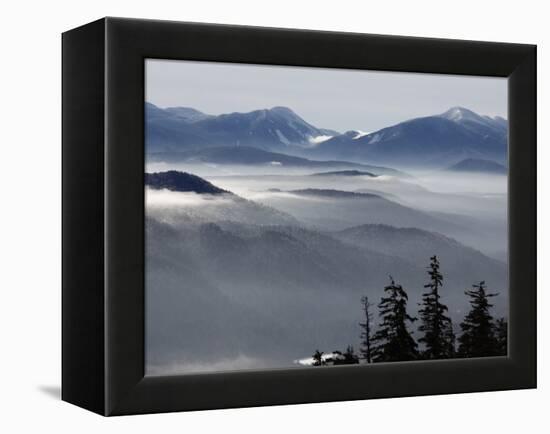 Whiteface Mountain Lake Placid Skiing Travel-David Duprey-Framed Premier Image Canvas