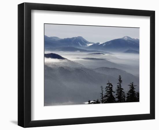 Whiteface Mountain Lake Placid Skiing Travel-David Duprey-Framed Photographic Print