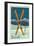 Whitefish, Montana - Crossed Skis-Lantern Press-Framed Premium Giclee Print