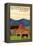 Whitefish, Montana - Red Barn and Horses-Lantern Press-Framed Stretched Canvas