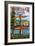 Whitefish, Montana - Sign Destinations-Lantern Press-Framed Art Print