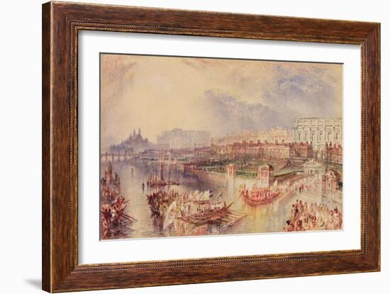 Whitehall, C.1835-J. M. W. Turner-Framed Giclee Print