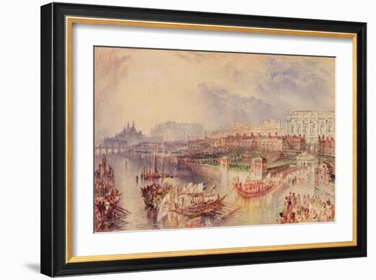 Whitehall, C.1835-J. M. W. Turner-Framed Giclee Print