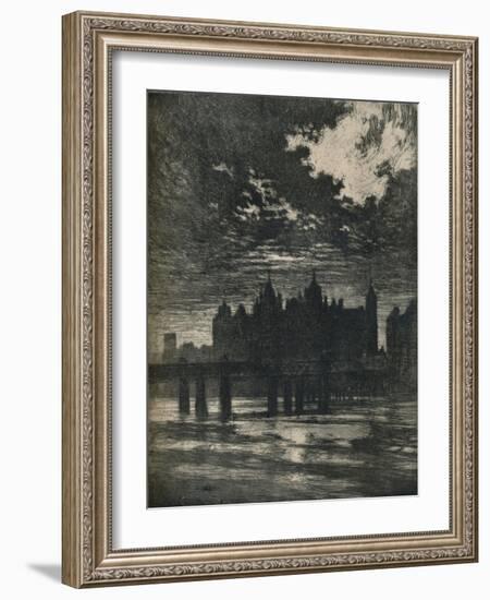 Whitehall Court, 1903. (1906-7)-Joseph Pennell-Framed Giclee Print