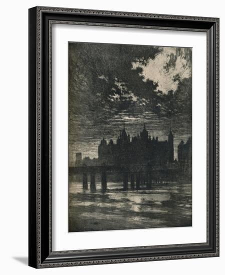 Whitehall Court, 1903. (1906-7)-Joseph Pennell-Framed Giclee Print