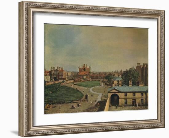 'Whitehall from Richmond House', 1746-Canaletto-Framed Giclee Print