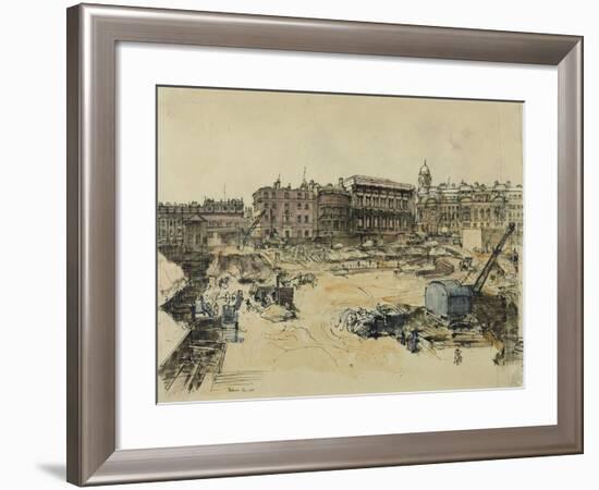 Whitehall Palace and Banqueting Hall-Lord Methuen-Framed Giclee Print