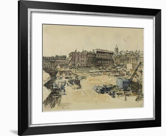 Whitehall Palace and Banqueting Hall-Lord Methuen-Framed Giclee Print