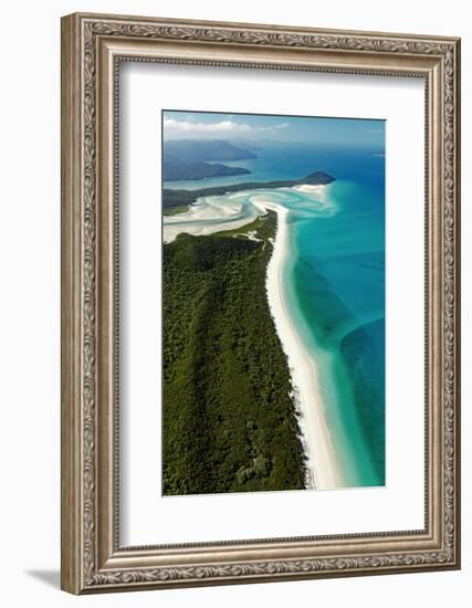 Whitehaven Beach, Australia, Aerial Photograph-null-Framed Photographic Print