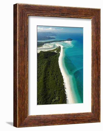 Whitehaven Beach, Australia, Aerial Photograph-null-Framed Photographic Print