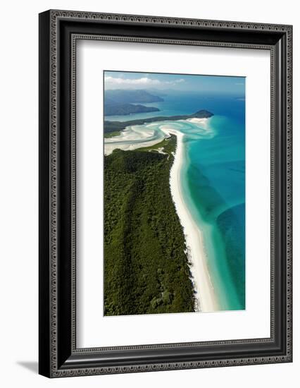 Whitehaven Beach, Australia, Aerial Photograph-null-Framed Photographic Print