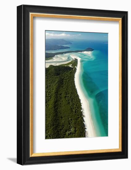 Whitehaven Beach, Australia, Aerial Photograph-null-Framed Photographic Print