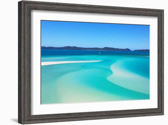 Whitehaven Beach Whitsundays-SLRPhotography-Framed Art Print