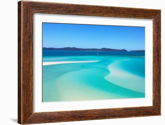 Whitehaven Beach Whitsundays-SLRPhotography-Framed Art Print