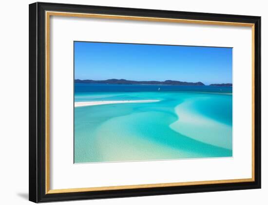 Whitehaven Beach Whitsundays-SLRPhotography-Framed Art Print